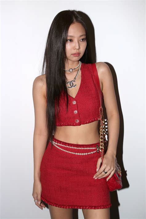 blackpink wearing chanel|jennie BLACKPINK Chanel outfit.